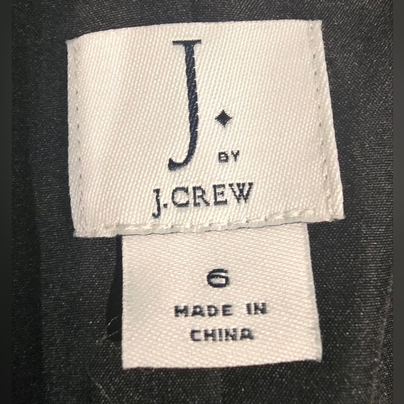 J By J.Crew Heathered Grey Linen Blazer Size 6 - Picture 3 of 9